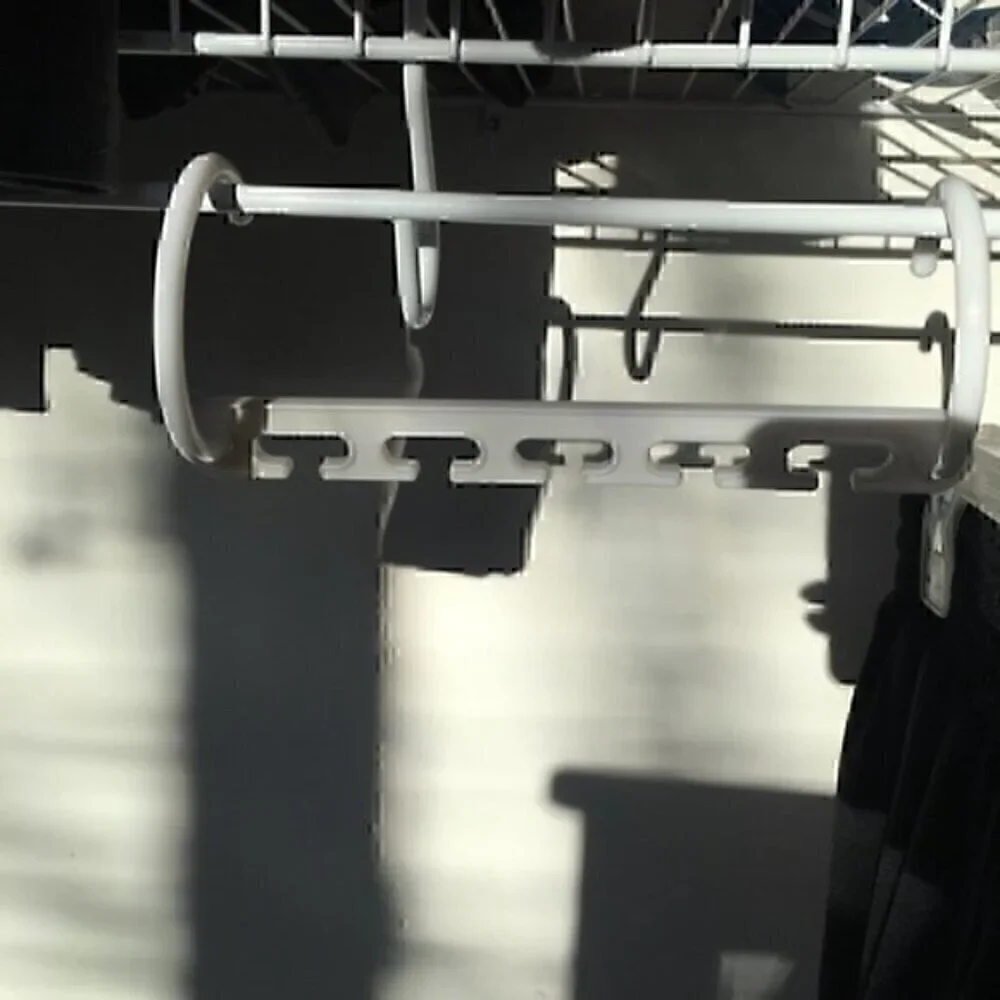 5 Wonder Hangers. Amazing space saving closet organizer